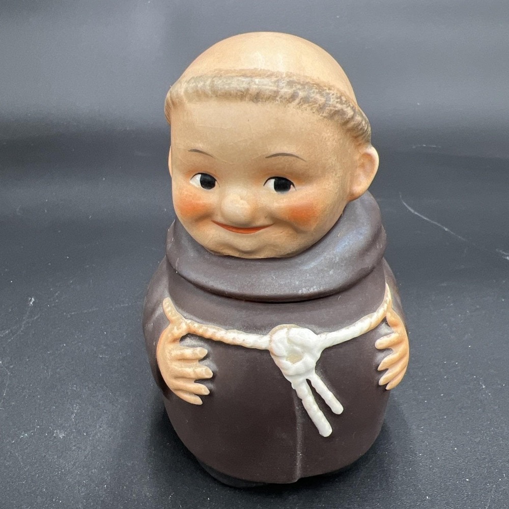 Vintage Goebel Friar Tuck Monk Condiment Dish